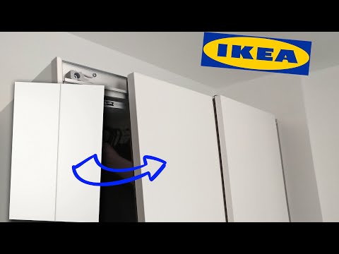 IKEA PAX  WARDROBE pax sliding door assembly - porte coulissante avant droite