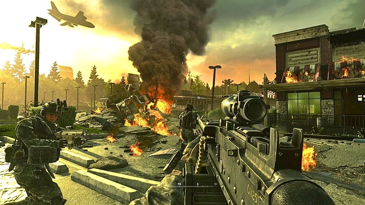 COD MW2 – Classic Burger Town - YouTube
