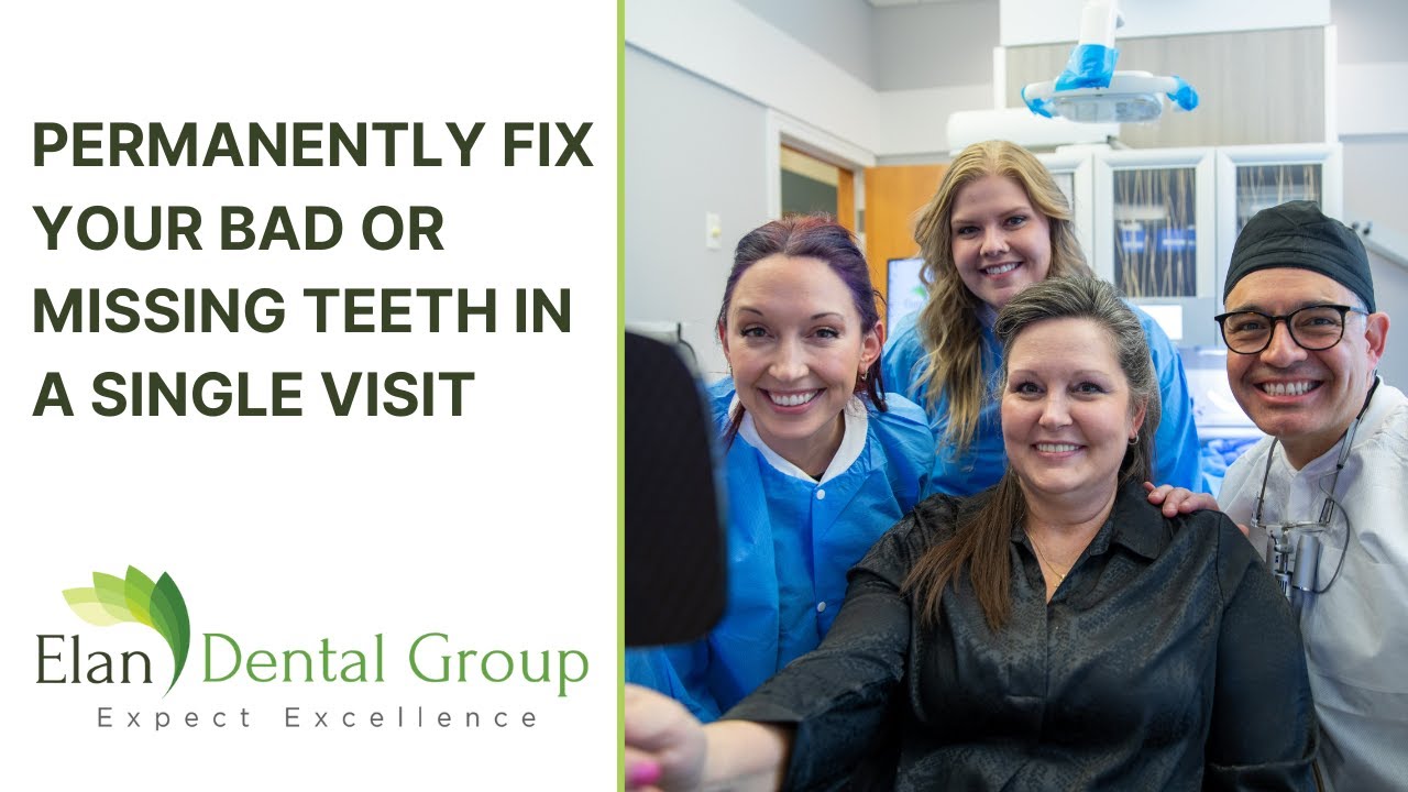 Permanently Fix Your Bad Or Missing Teeth In A Single Visit - YouTube