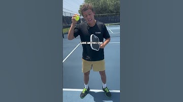 How to hit a top-spin lob in pickleball! #pickleball #pickleballtips