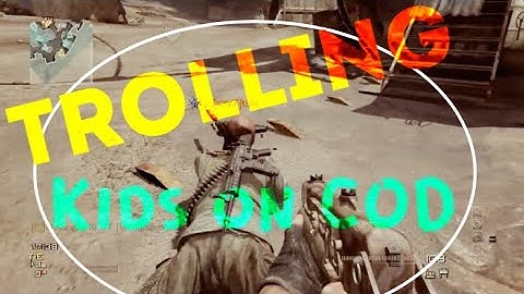 Trolling kids on COD MW3