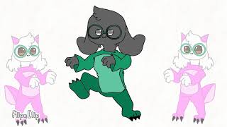 Dinosaurs Go RAWR Meme - Flipaclip (Deltarune)
