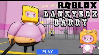 LANKYBOX BARRY PRISON ESCAPE (obby) #roblox #scaryobby