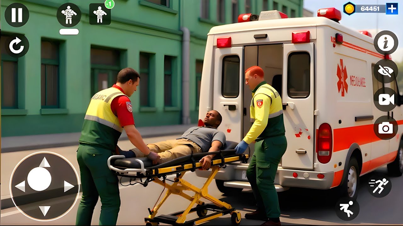 Ambulance Emergency Rescue Simulator 2025 - Real 912 Ambulance Game - Rescue Simulator games #1