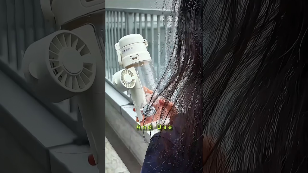 Portable Fan Water Bottle