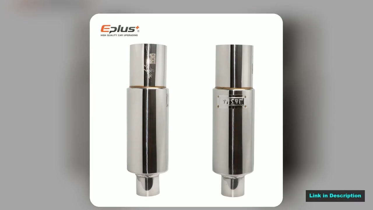 Car Motorcycle Stainless Steel Exhaust Pipe Muffler Tail Pipe High Quality Universal OD 51 63mm