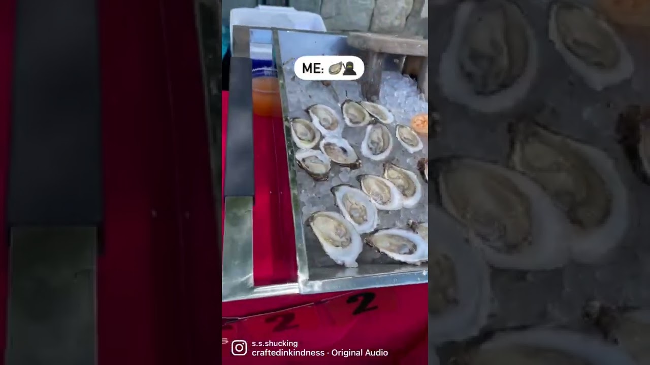 Hit me up for all your raw bar needs. 