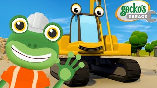 Sing Along with Eric the Excavator! 🎶 Gecko's Songs 🚚 🎶 | Kids Songs | Toddler Fun Learning
