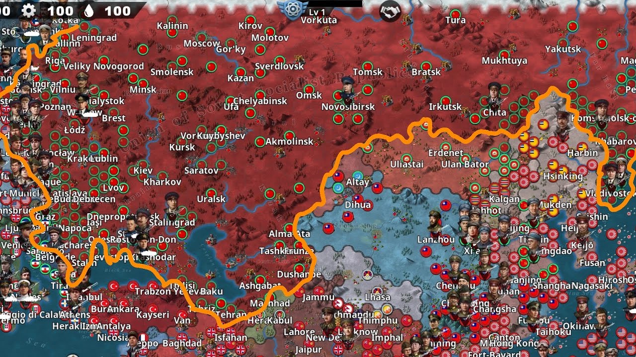 World Conqueror 4: Nuclear War Mod | Operation Unthinkable | Soviet Union | Part 2