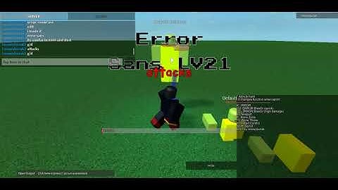 Roblox Script Edit Showcase / Error Sans