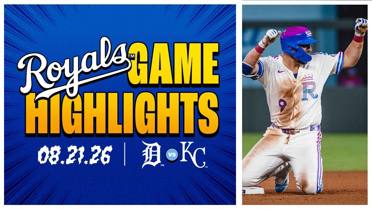 POWER-PACKED Win | Royals vs. Tigers Highlights 8/21/26