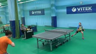 Голубов Савелий ⚡ Харитонова Татьяна 🏓 RTTF cup 2022 - Лига 400 🏓 май / 08.05.22 🎤 Зоненко Валерий