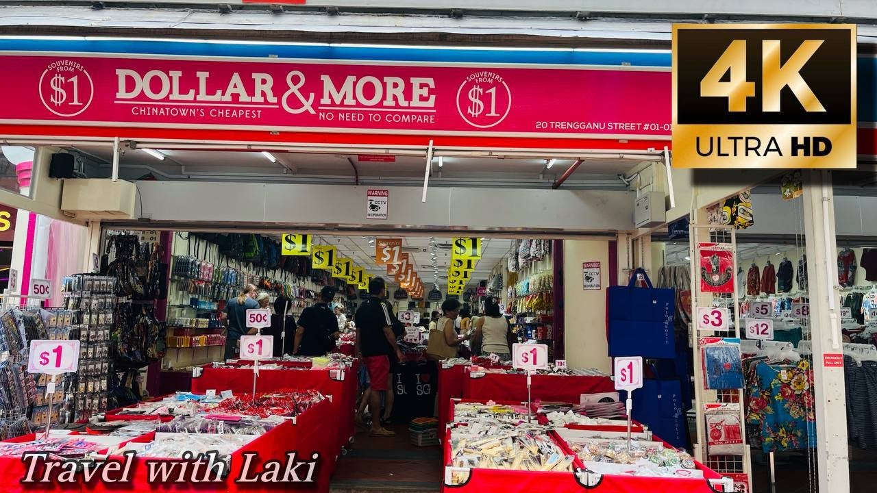 One More Store One $ and more shop in Chinatown, Singapore.... Shopping Tour || Travel ...