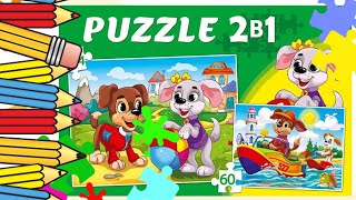 Puzzle game for kids, doggy puzzles, casse-tête pour enfants, Rätsel für Kinder, пъзели за деца screenshot 1