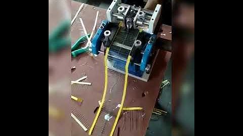 Axial components  forming machine