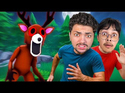 Whoever completes 99 Nights in the Forest first wins! (Ft. Litsu)