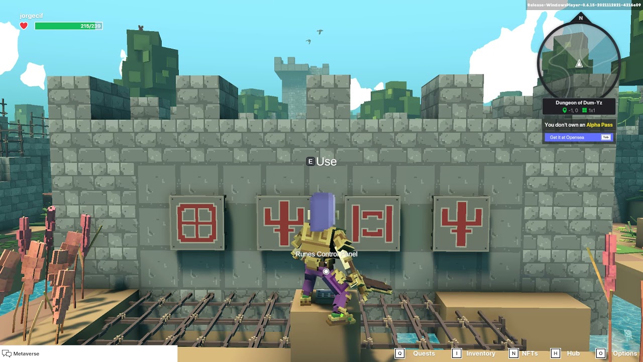 The Sandbox Dungeon Level - secret NFT unblocked! - Full level! 