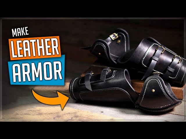 How to Make Armour - Leather Vambraces 