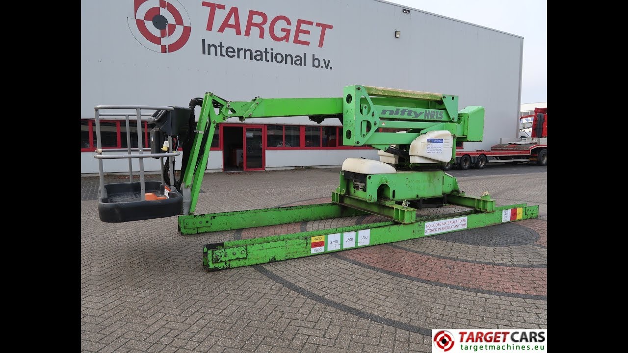 Deck Rider Lift 776571 NIFTYLIFT HR15 DECK RIDER STATIC DR15 BOOM WORK LIFT 1508CM ...