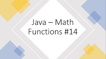 Java - Math Functions #14