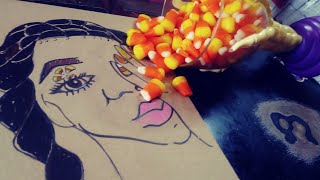using my artwork to creating a makeup look.
Welcome back to my channel for another video...Today you are in for a real treat...I will be taking from my series: art to makeup, a new inspired makeup look.This look is inspired from my favorite candy during halloweeny!.That is Candy Corn...I have created some sketch templets that will be out on the market soon.I am super excited about these and i cant wait to see other people using them too...watch me as i use it to create the look that i will bring to life on my human canvas!...now if you see you are enjoying this and want to help me..just press my subscribe button..by doing this, you are helping me monetize my channel...Thanking you in advance! using my artwork to creating a makeup look.