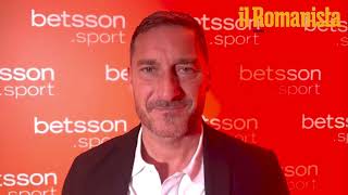 Totti: "Pellegrini sta dimostrando il suo valore. De Rossi? Sta facendo un lavoro eccezionale"