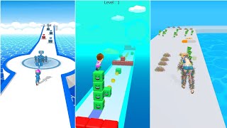 Crowd Battle 3D vs Cube Tower Stack 3D vs Take Them Off Gameplay Walkthrough Android iOS #20 screenshot 1