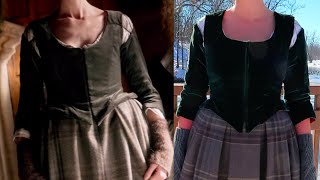 Outlander Sewing: Making Claire’s Velvet Jacket (pattern alterations & new construction methods)