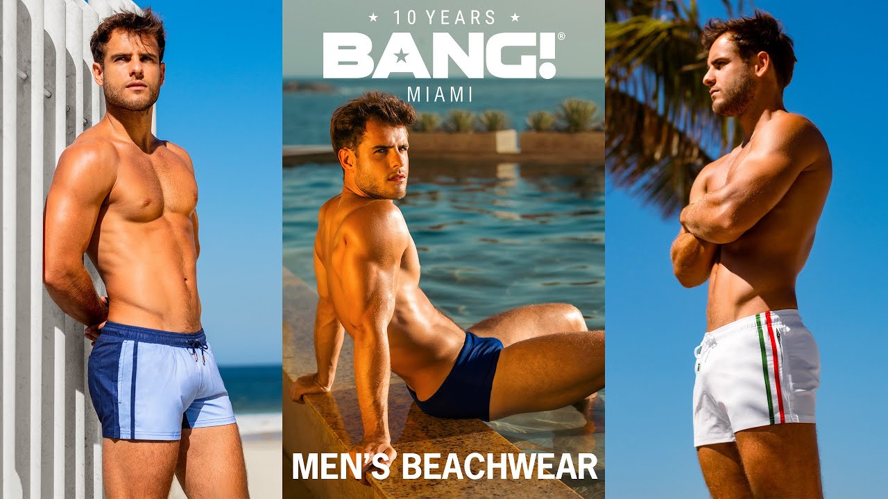 Men’s Swimwear by BANG!® Miami | Discover our line of premium swimsuit poolside styles for men.