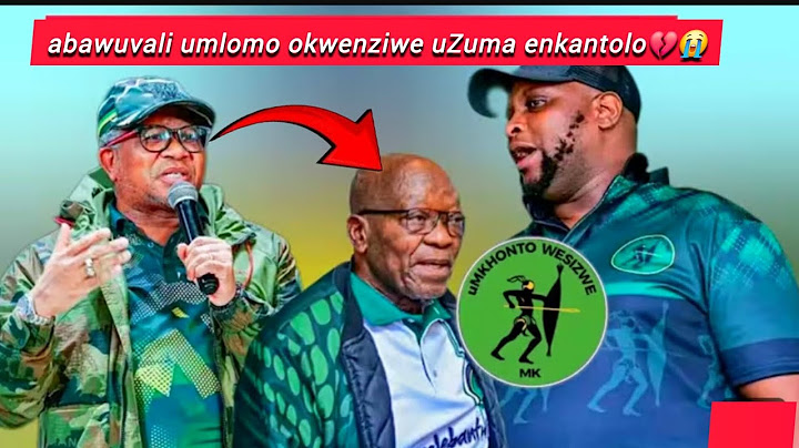 BASALE BESHAQEKILE INKULUMO ESHAQISAYO ETHULWE U J. ZUMA ENKANTOL NGOKUSUSA IL..
