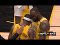 Lebron james yells at kcp trying to motivate him to keep shooting  lakers vs suns game 2