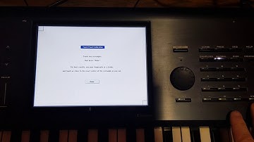 KORG KRONOS touch screen calibration