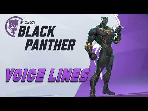 Marvel Rivals Black Panther Voice Lines Efforts
