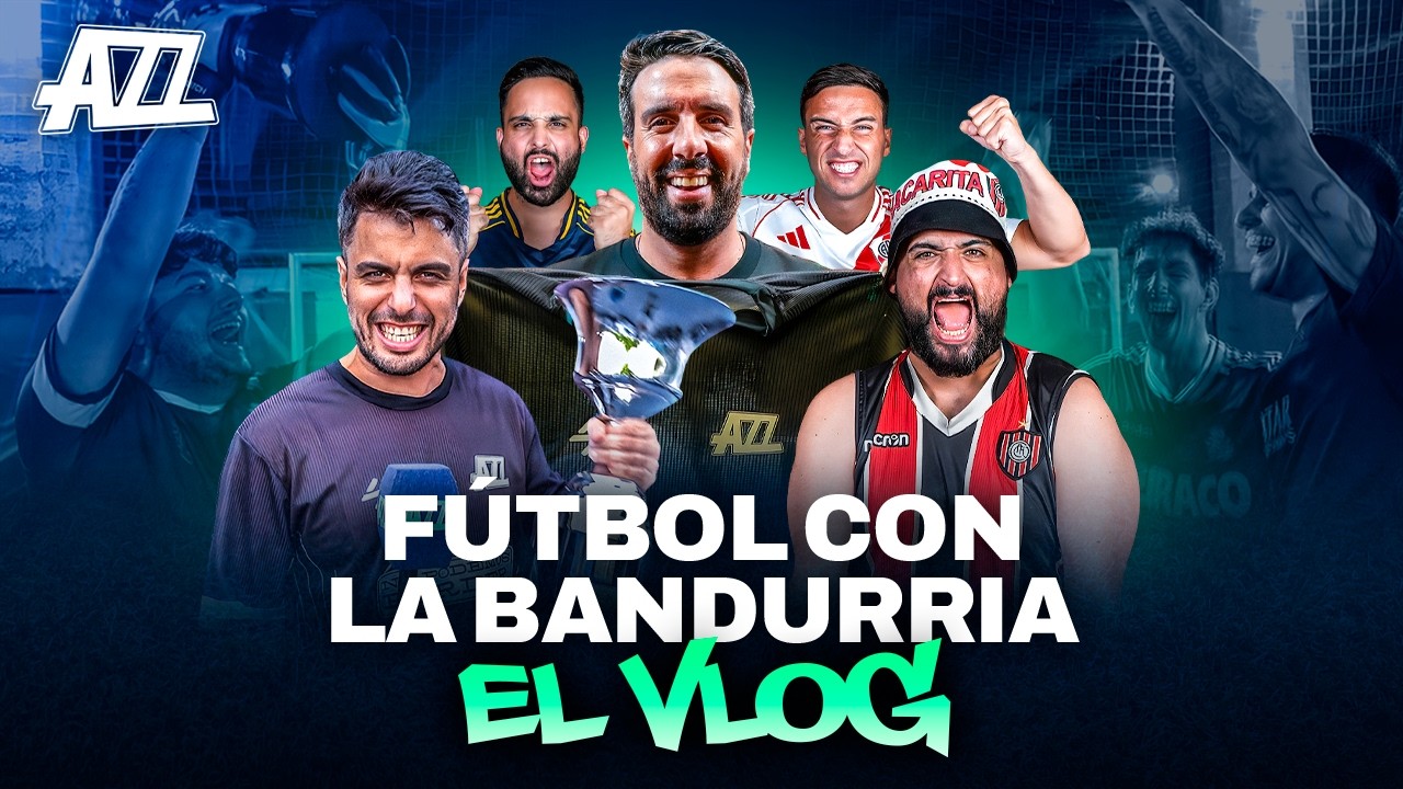 EL EQUIPO de AZZARO y CEF vs LA BANDURRIA | VLOG del TORNEO de FÚTBOL con la COMUNIDAD
