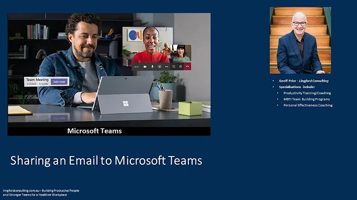 Share email to Microsoft Teams