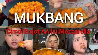 MUKBANG CIMOL BOJOT AA ISI MOZZARELLA😍🔥🔥 | Kompilasi Cimol Mozzarella Kesukaan Bernadya!!