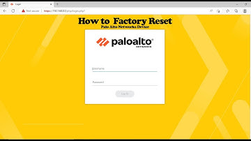 How to Factory Reset Palo Alto Networks Device | Forgot Password and with login access