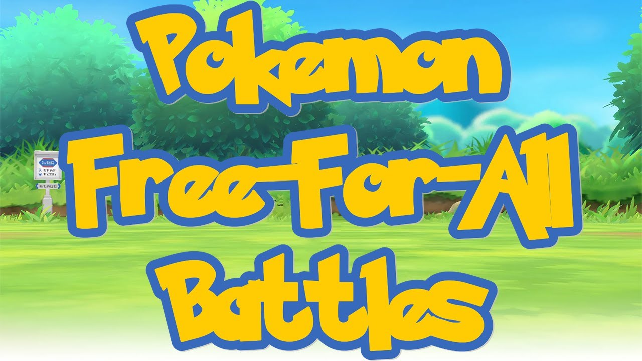 Pokemon, But Battles Are Free For Alls - YouTube