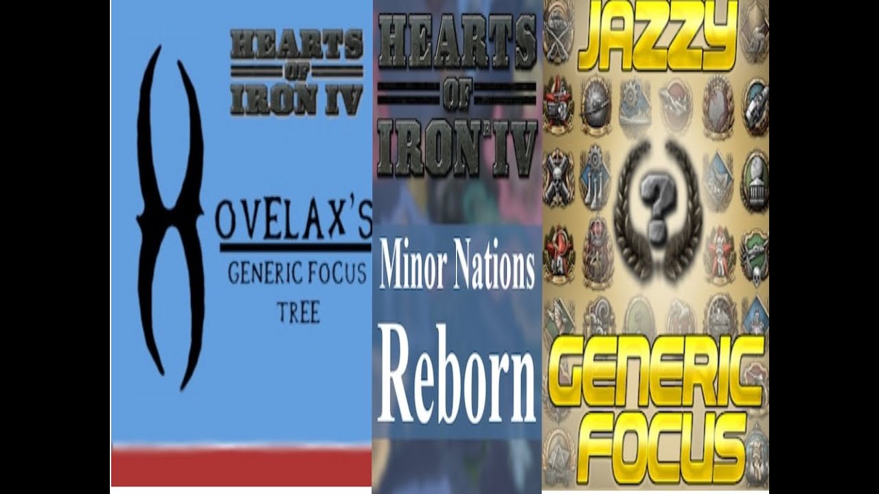 5 generic focus tree mods HOI4 YouTube