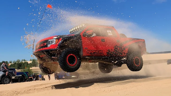 Ford Raptors Takeover Silver Lake Sand Dunes