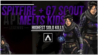 Spitfire + G7 Scount = My Highest Solo Kill Game
Hope you guys enjoyed the video, be sure to like, comment, and subscribe for more content!
Twitter - http://www.twitter.com/BLStwitt
Twitch - http://www.twitch.tv/ItsBLS
Snapchat - BHSnaps
#ApexLegends #ApexLegendsGameplay Spitfire + G7 Scount = My Highest Solo Kill Game