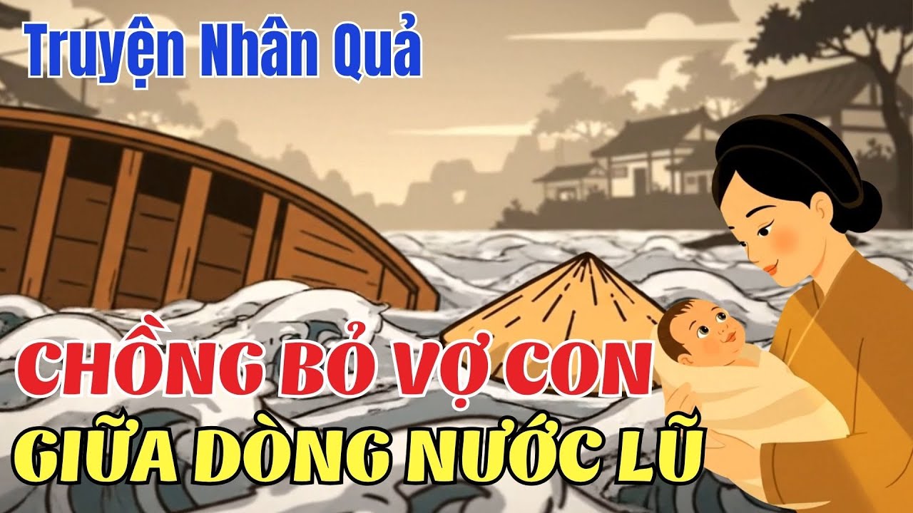 Nhân Quả Báo Ứng: Người Chồng Tham Lam Bỏ Mặc Vợ Con Giữa Dòng Nước Lũ Và Cái Kết Nghiệt Ngã