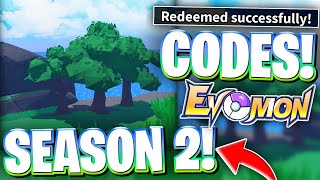🌟S2 AFK UPD! ALL NEW SEASON 2 UPDATE CODES FOR EVOMON ON ROBLOX | EVOMON CODES FOR SEASON 2 UPDATE