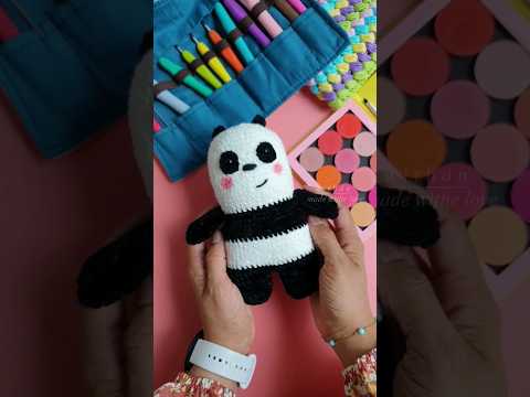 اميجرومي الدببه الثلاثه دمية باندا اميجرومي كروشيه الدببة الثلاثة باندا كروشية دب 