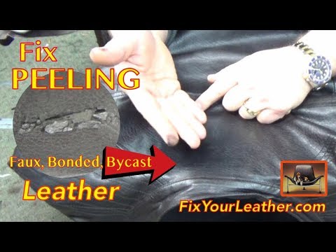 Fix Ling On Faux Bonded Or Bycast, How To Fix Fake Leather Sofa