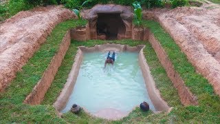 Building The Greatness Underground House & Underground Swimming Pool