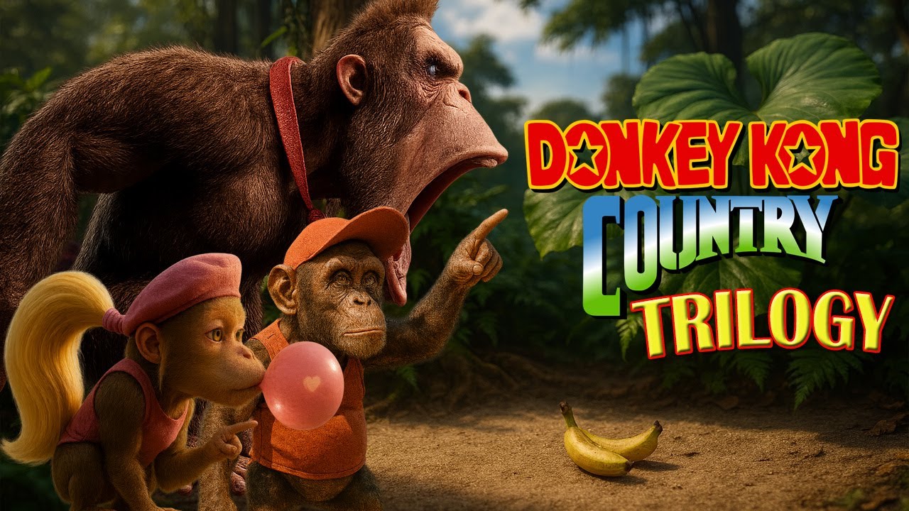 AI Reimagines Every Donkey Kong Country Boss (1-2-3) in Stunning Detail!