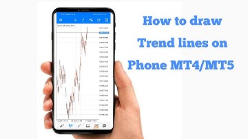 How to draw and delete trendlines on phone MT4/MT5