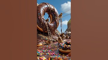 Capybara giải cứu bánh Donut #capybara #shorts