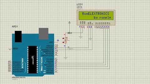 Running Text On Arduino in Proteus 8 Professional Simulation